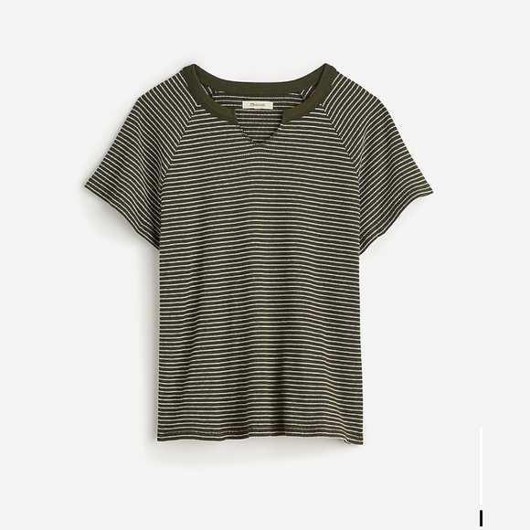 Madewell Splitneck Raglan Sleeve tee! - Picture 1 of 9
